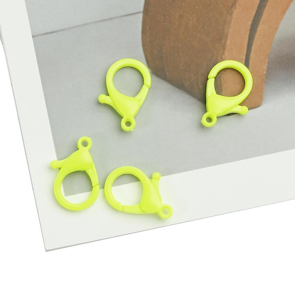 10 шт. пластиковый брелок для ключей красочные крючки клипсы карабин ручной работы аксессуары для изготовления ювелирных изделий