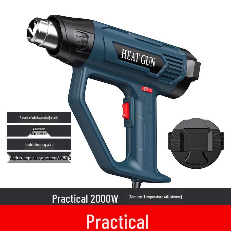 High-Power Portable Heat Gun for Electronic Repairs and Heat Shrink Applications