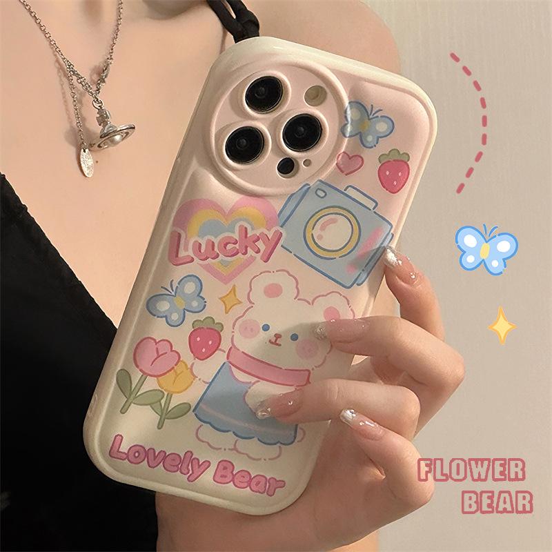 Силиконовый чехол Zhitai Apple 15 Pro Max Cartoon с воздушной подушкой для iPhone 11, 12, 13