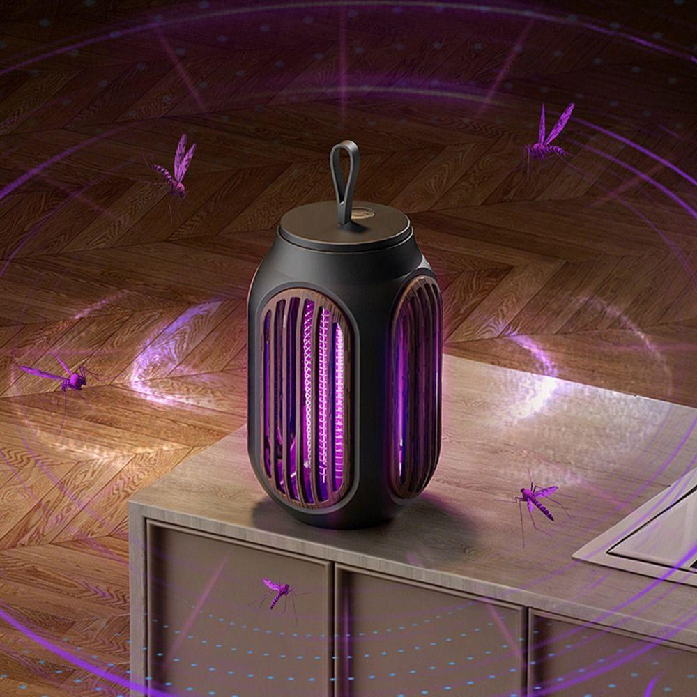Cordless Shock Bug Zapper USB Charging Insect Fly Trap Effective Electric Mosquito Lamp Garden