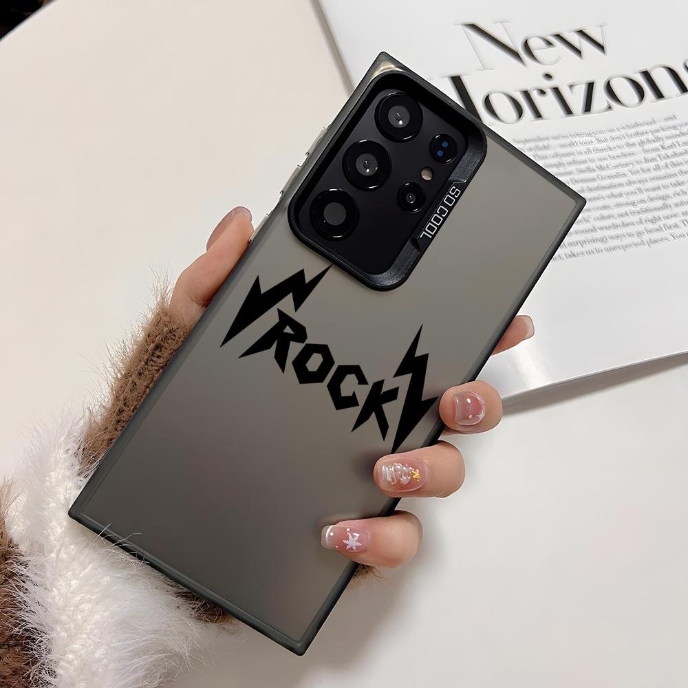 Крутой чехол для телефона в стиле Rock Roll Music для Samsung Galaxy S25 Edge S24 S23 S22 S21 S20 Ultra Funda Силиконовый Серебристый Чехол