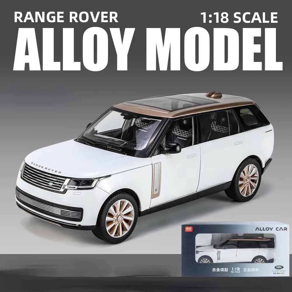 2026 1/18 Land Range Rover Внедорожник Модель Автомобиля из Сплава Литье под Давлением Металл Внедорожник Модель Автомобиля Звук и Свет Симуляция Детская Игрушка Подарок
