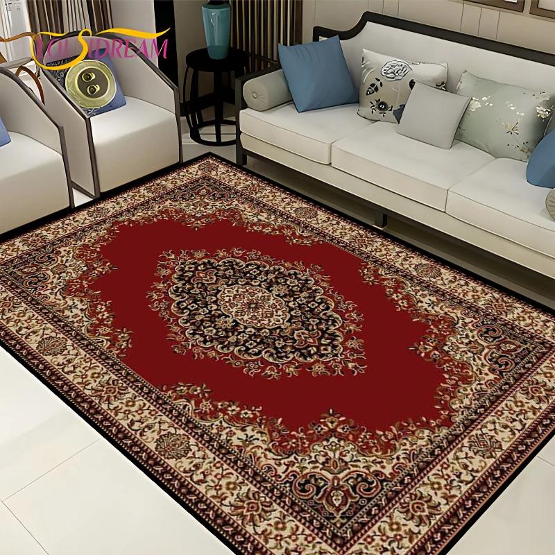 Винтажный персидский ковер для гостиной, спальни, богемный, турецкий, марокканский, этнические ковры, противоскользящий, мандала, геометрический, придверный коврик, коврик-постер