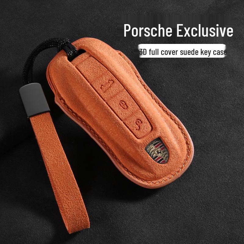 Чехол для ключей Porsche для новых Cayenne, Macan, 718, Taycan, Panamera и 911
