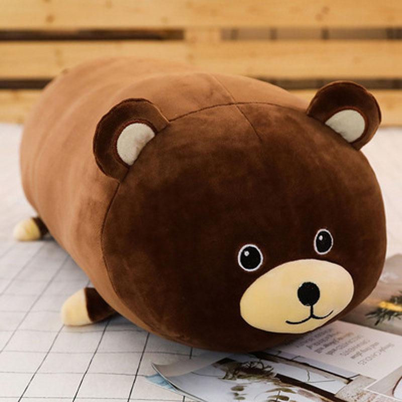 Girl Plush Toy Cuddly Animal Paradise Doll Cylindrical Pillow Soft Down Cotton Girl Sleeping Pillow