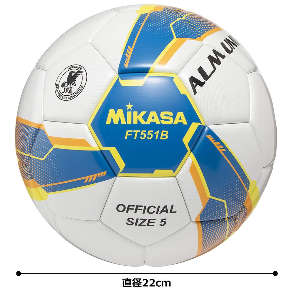 Футбольный мяч MIKASA 5 Сертифицированный мяч Японской футбольной ассоциации Мяч ALMUNDO с пастой для учеников старших и младших классов Рекомендуемый внутренний