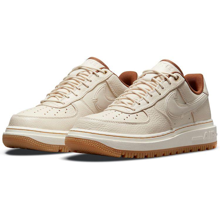 Nike Air Force 1 Luxe Pecan Men Sneakers Brown Pearl-White Gum-Yellow DB4109-200