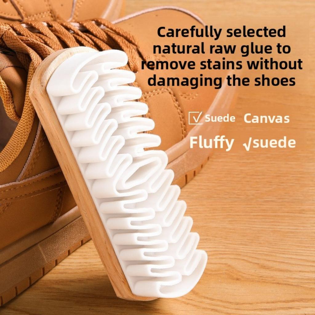 Advanced Suede and Horsehair Soft Brush Imitation Leather Shoe Cleaning Brush - Effectively Cleans Delicate Shoes, Suitable for Boots, Bags
