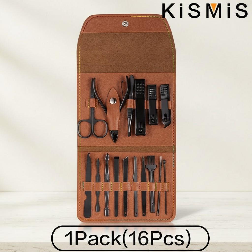 Stainless Steel Nail Clippers Professional Set Portable Nail Scissors Manicure Tools for Home and Salon Use