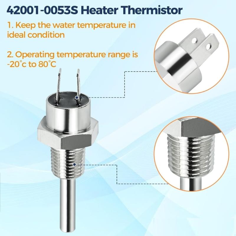 Professional Pool Heater Sensors Heating Systems Maintenance Part Pool Temperature Control Heater Thermistor for Pool