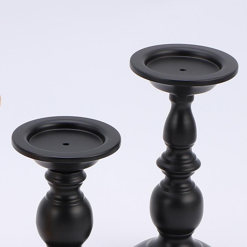 Скандинавский кованый железный подсвечник в форме тыквы с одной головкой, украшение для свадеб и романтической атмосферы