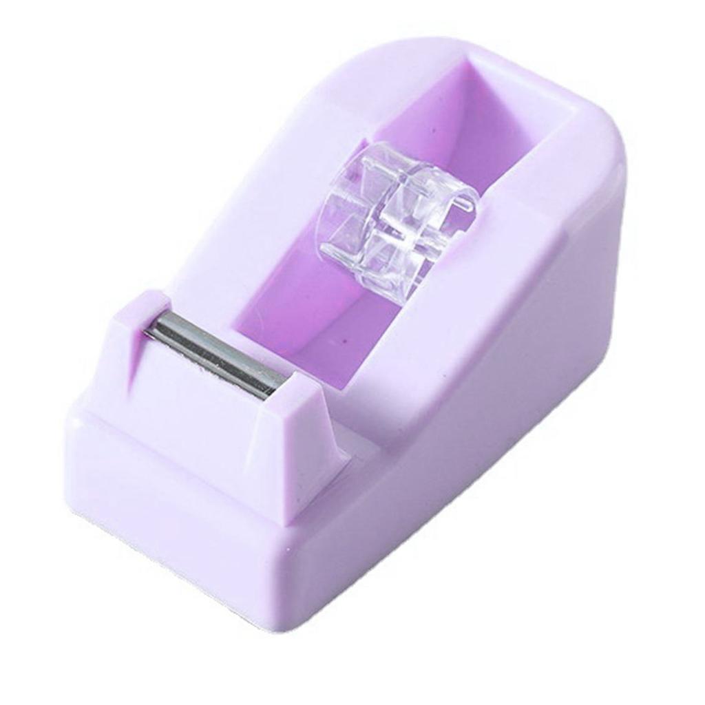 Настольный диспенсер для клейкой ленты с диаметром вала 0,79 дюйма, простой и прочный пластиковый резак для подарочной упаковочной ленты