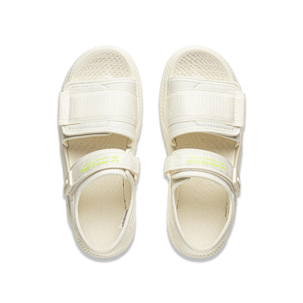Li Ning Kids Fashion Sports Lifestyle Series Sandals Kids Sandals Off-White YKUV018-4