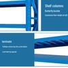 Miling Mobile Storage Shelf with Wheels