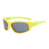 Youth Outdoor Sports Sunglasses Children's Soft Silicone Polarized Silver Cycling