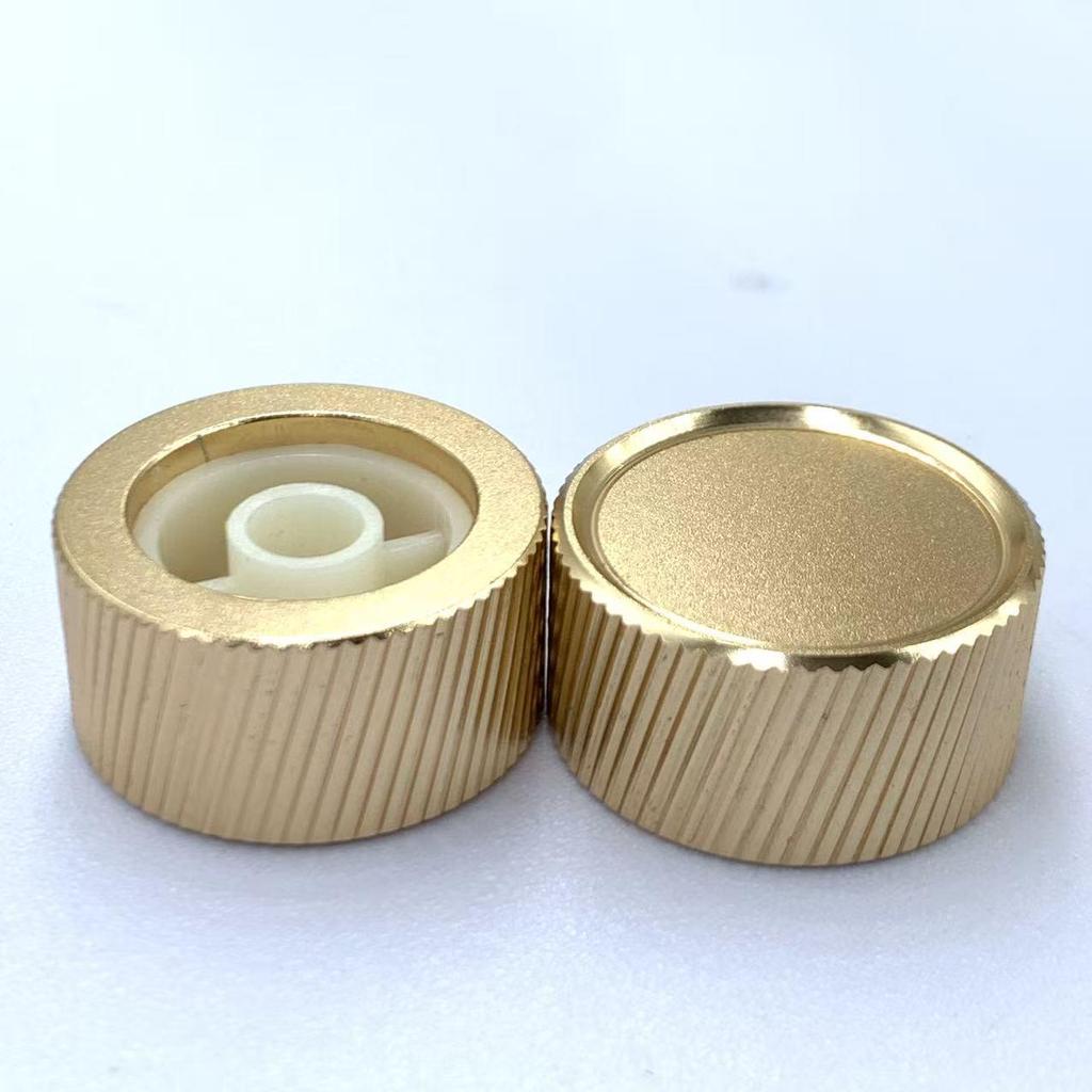 6mm Universal Aluminum Alloy Knob for Audio Amplifier Potentiometer, 25x13mm