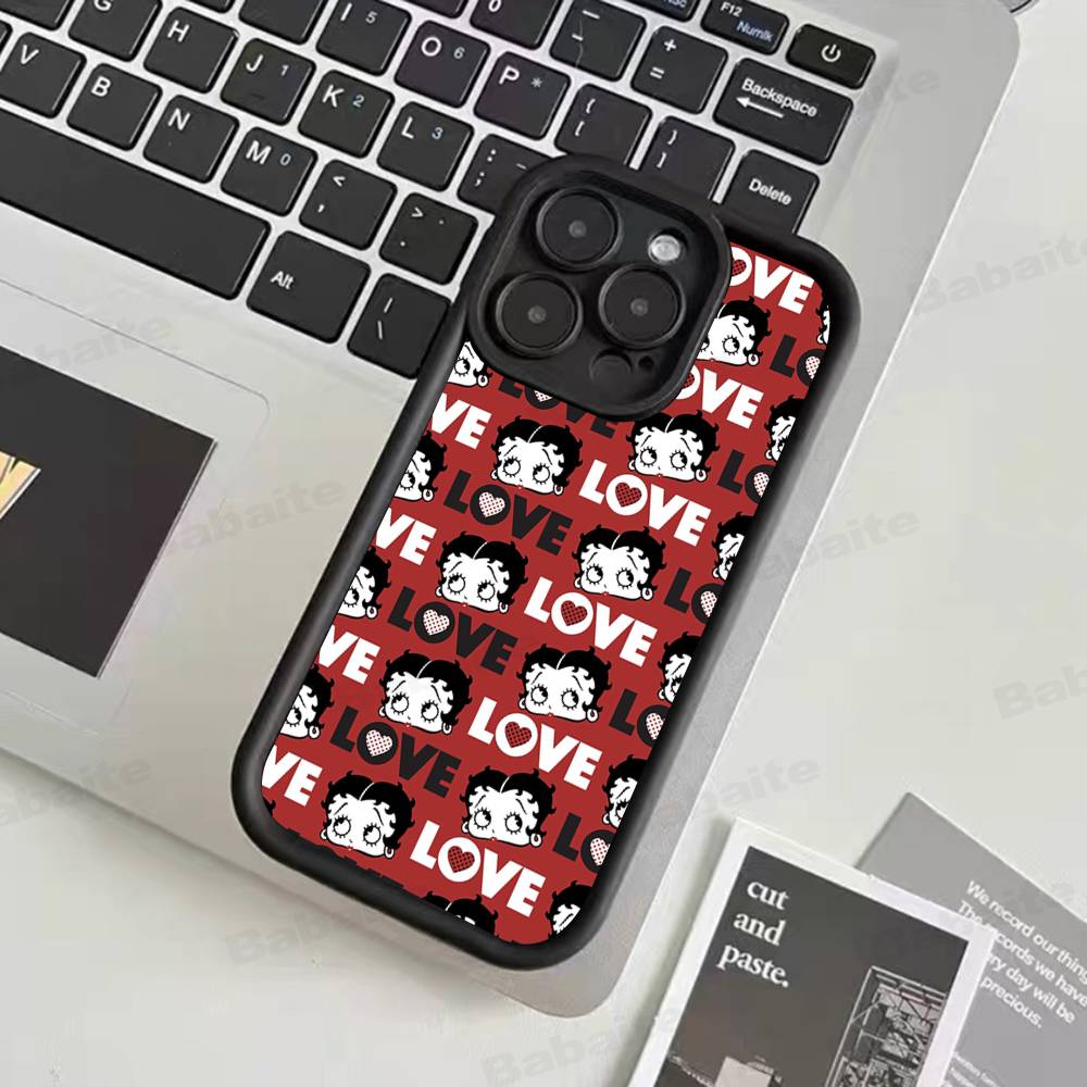 Sexy Girl B-Betty Boop Phone Case For IPhone 17 16 15 14 13 Pro Max Plus 12 11 Cover