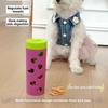 Dog Paw Pattern Pet Leaking Food Toy Teeth Grinding Pet Snack Roller  Pet Self-play