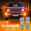 Для Renegade BU B1 BV 2014-2021 Светодиодные лампы указателей поворота Желтые Суперяркие 2015 2016 2017 2018 2019 2020