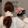 Fashion Solid Color Chiffon Scrunchie Women Summer Hair Ties Rope Ponytail Holder Hair Accessories Choucou Cheveux Femme