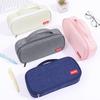 Large Capacity Portable Pencil Case for Elementary Students - Customizable High-End Stationery Bag