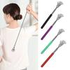 Extendable Metal Back Scratcher with Rubber Handles Portable Telescoping Back Massager Tool