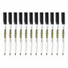Name Pen F Medium Point Permanent Marker Oil-based Pen Black (12pcs)