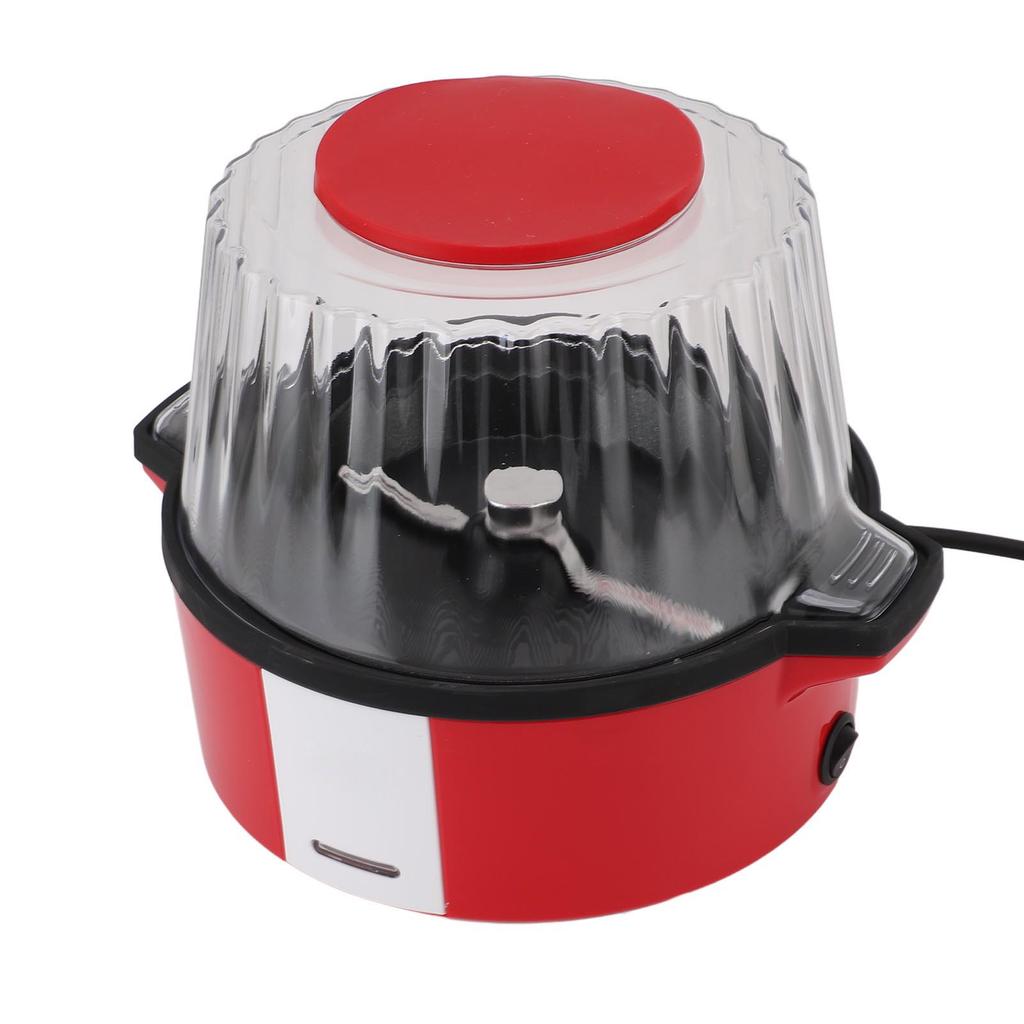 Popcorn Maker Multifunctional Transparent Lid Full Automatic Small Electric Popcorn Machine for