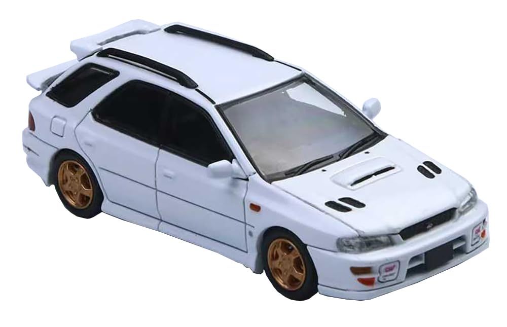 Hobby Japan Subaru Impreza WRX Белая Готовая Модель ATS881503 ATS-MODELS 1/64