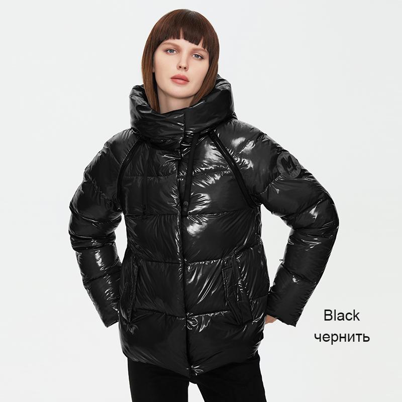 ziai 2022 женская куртка, зимняя толстая теплая стеганая куртка, новый стиль, блестящая одежда со съемными рукавами, женские короткие парки ZR-20030