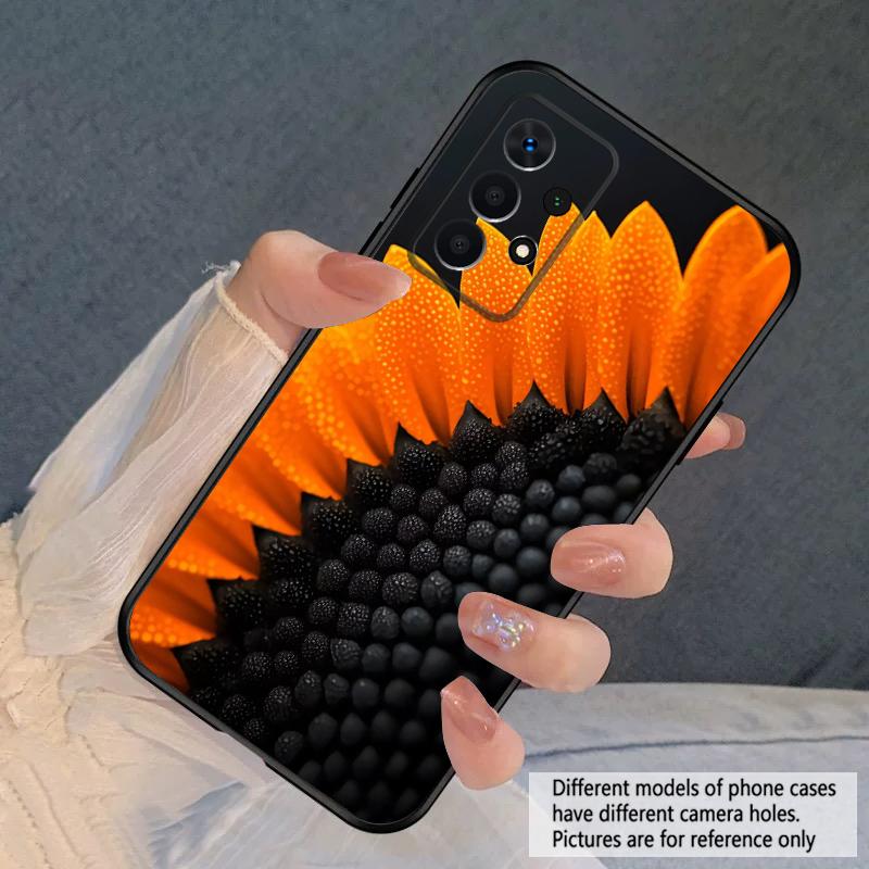 Черный лист Изображение Для Samsung A03 Core A 04 05 06 12 14 15 16 22 23 Galaxy A25 26 4G 34 35 52 53 56 71 73 90 5G мягкий чехол для телефона