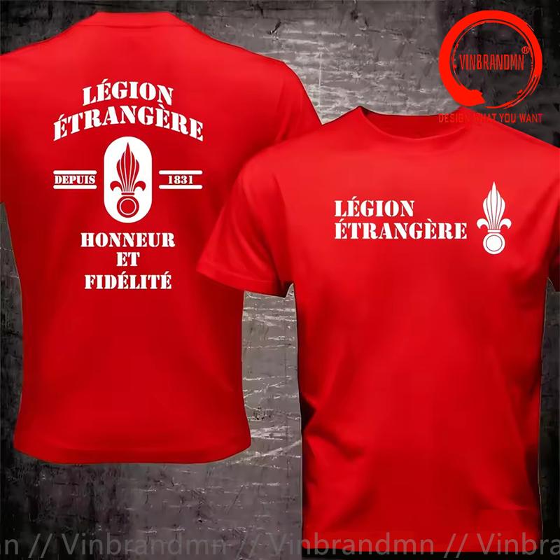 France Patriot French Foreign Legion Etrangere T Shirt Unisex Fashion Trendy Casual Clothing Stylish Tops Tee Shirt Leisure Tshirt