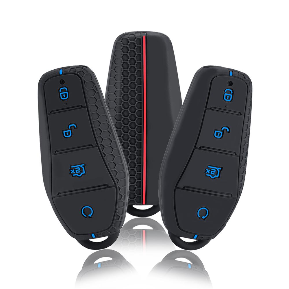 Новый стиль Силиконовый Для Byd Atto 3 Han Ev Dolphin Song Pro Max Tang Dm Yuan Dolphin E2 Qin Plus Держатель Чехол для ключей Чехол для автомобильного ключа