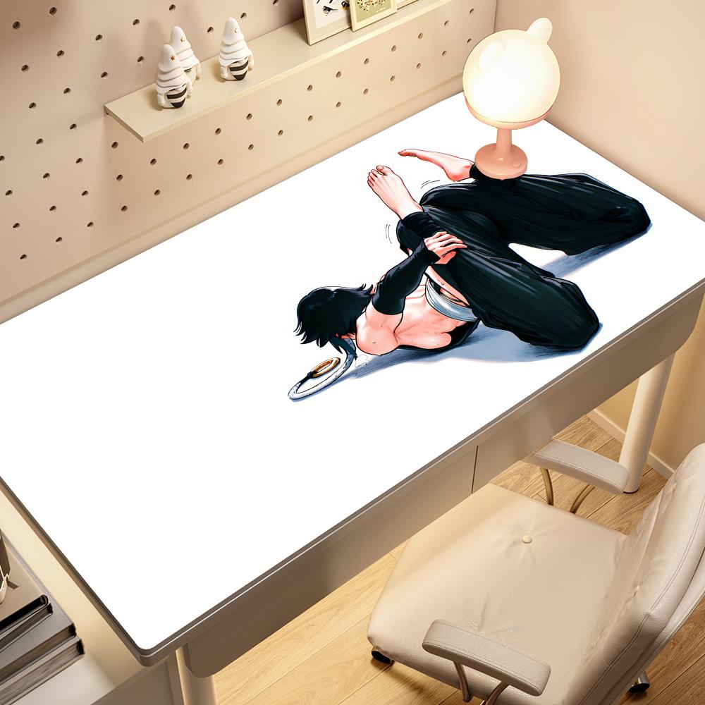 Белый Аниме Большой Коврик для Мыши Bleach Панель Манги Ноутбук Офис Резиновый Мягкий Настольный Коврик Клавиатура ПК Игровой Нескользящий Ковер HYBXAXC