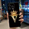 Чехол для ZTE Blade V70 Vita/Nubia V70 Дизайн Мягкий Силикон Черный Чехол Ударопрочный Красивый Модный Корона Буква Узор Оболочка