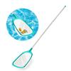 Efficient Leaf Removal Tool Pool Skimmer Net Retractable Cleaning Net with Extendable Handle Suitable for Pool and Pond