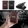 BGM3 Для MINI Cooper JCW WORKS R55 R56 F55 F56 R57 R58 R59 Автомобильный Держатель для водительских прав Кошелек Кейс для кредитных карт Аксессуары