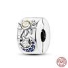 925 Silver Pink Heart Wings Skating Shoe Aircraft Camera Charms Beads Pendant Fit Qikaola 925 Bracelet Jewelry
