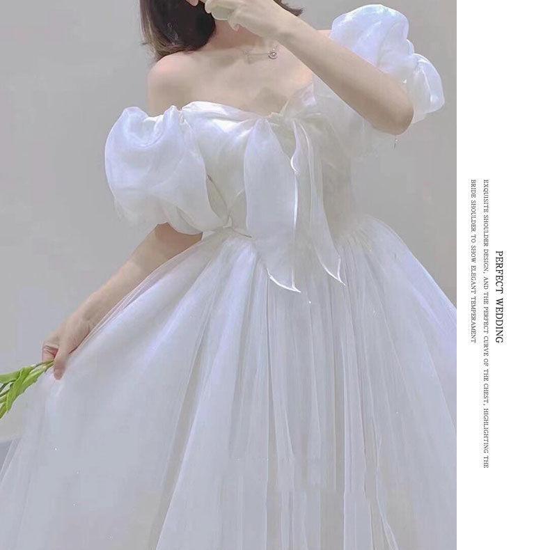 Simple Wedding Dress Temperament Dress Bride Wedding Princess Dress