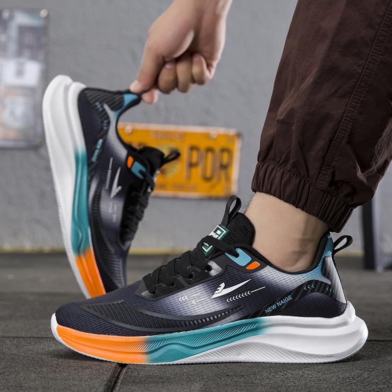 Холодные липкие кроссовки мужские пара летающие вязаные беговые туфли универсальные дышащие модные темпераментные трендовые повседневные одинарные туфли