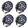 DMX-512 RGBW LED Мощный Сценический PAR Свет Освещение Стробоскоп Профессиональный 8 Каналов Вечеринка Диско Шоу 30 Вт AC 90-240 В