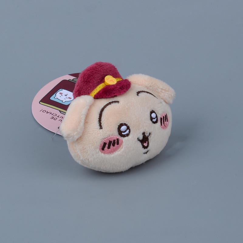 Chiikawa Train Conductor Hachiware Usagi Plush Brooch Toy Stuffed Doll Gift Kids