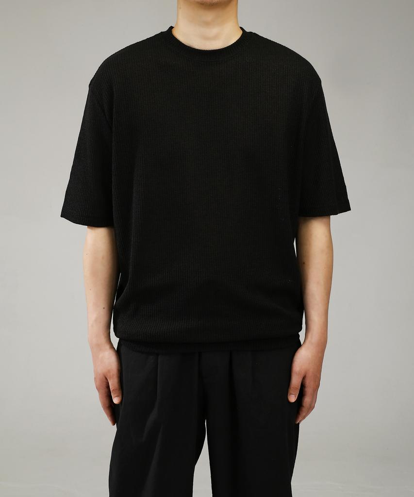 YOUNEEDGARMENTS Lounge Knit Tee (Black)