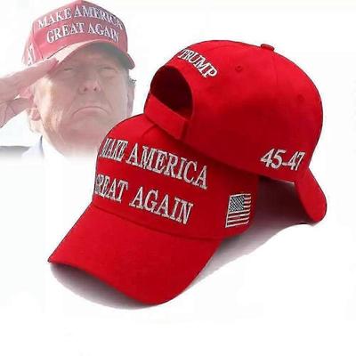 Трамп 2024 MAGA КРАСНАЯ Кепка 45-47 Бейсболка Сделать Америку Снова Великой