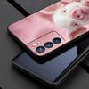 Милый Чехол для Телефона в Виде Свинки Для Oppo A17 A31 A54 A57 A78 A79 A98 Find X5 X6 Reno 6 7 8 10 11 12 13 F Pro 5G Мягкий ТПУ Чехол Fundas Capas
