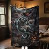 Cheshire Cat Smile Plush Blanket Soft Comfortable All Seasons Perfect Gift Couch Office Nap Outdoor Travel Blanket