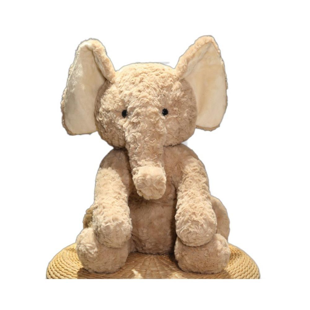 Soft Plush Toy Comfortable Stuffed Elephant Home Furnishings Plush Elephant Sleep Companion