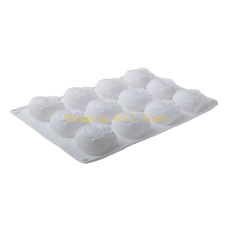 KX4B Silicone Cake Molds Traditional Chinese Fu Pattern Baking Accessories for Holiday Baking and Unique Dessert Creation