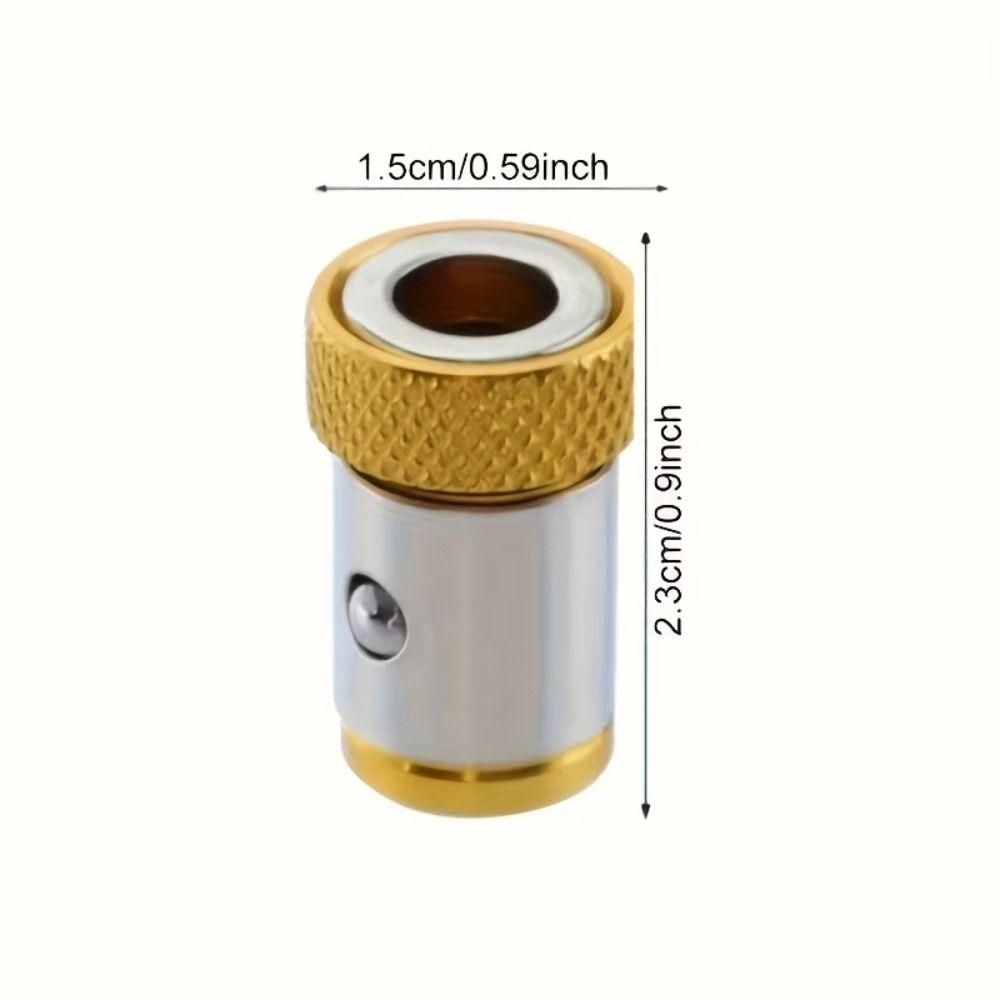3pcs Anti-Slip Design Magnetic Ring Bit Durable Drill Tool Magnetizer Screw Driving