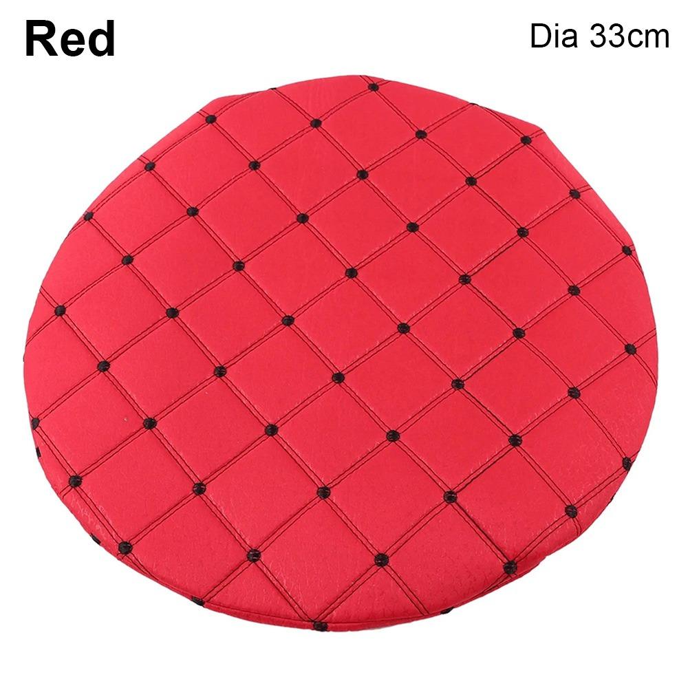 1 шт. Новый круглый чехол на подушку для стула Съемный эластичный чехол на сиденье 33 см Чехол-коврик для поворотного стула Дом Кухня Офис